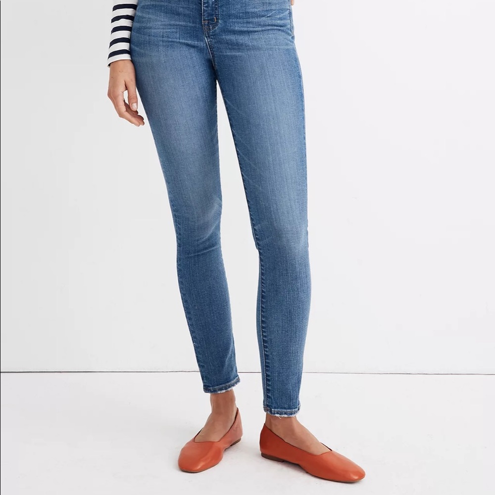 NEW Madewell 11" High-Rise Skinny Jeans in Maricopa Wash. Size 26